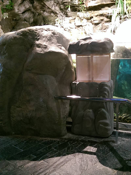 FRP石頭造景魚缸
